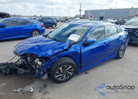 2018 Honda Civic Ex from USA, damaged, VIN 2HGFC2F72JH523567